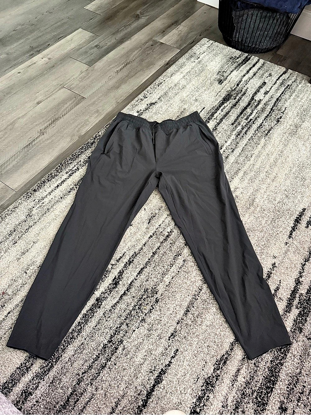 lululemon Surge Jogger Black Track Pants Adjustable Waist Size XL